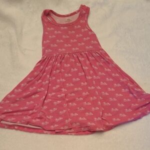 Posh Peanut Pink Sleeveless Scoop Neck Sundress